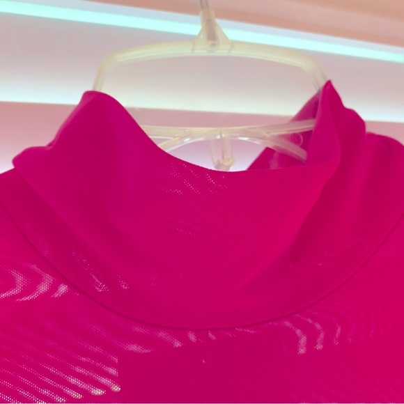 🆕 Endless rose LA Fitted Mesh Top, Long Sleeve, Perfect Pink 🌸👛💕🌷 - Picture 3 of 3